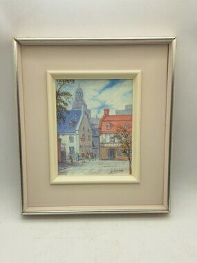 Painting Of Quebec City by Gilles Simard